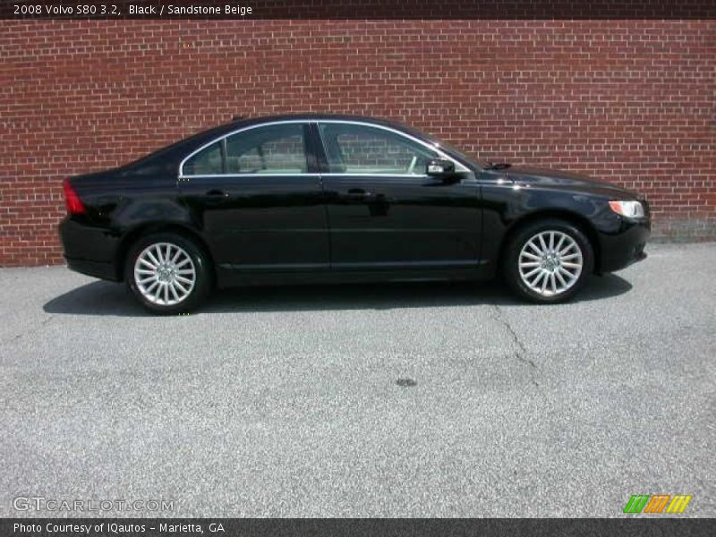 Black / Sandstone Beige 2008 Volvo S80 3.2