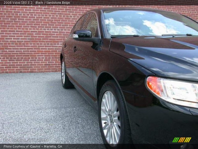 Black / Sandstone Beige 2008 Volvo S80 3.2