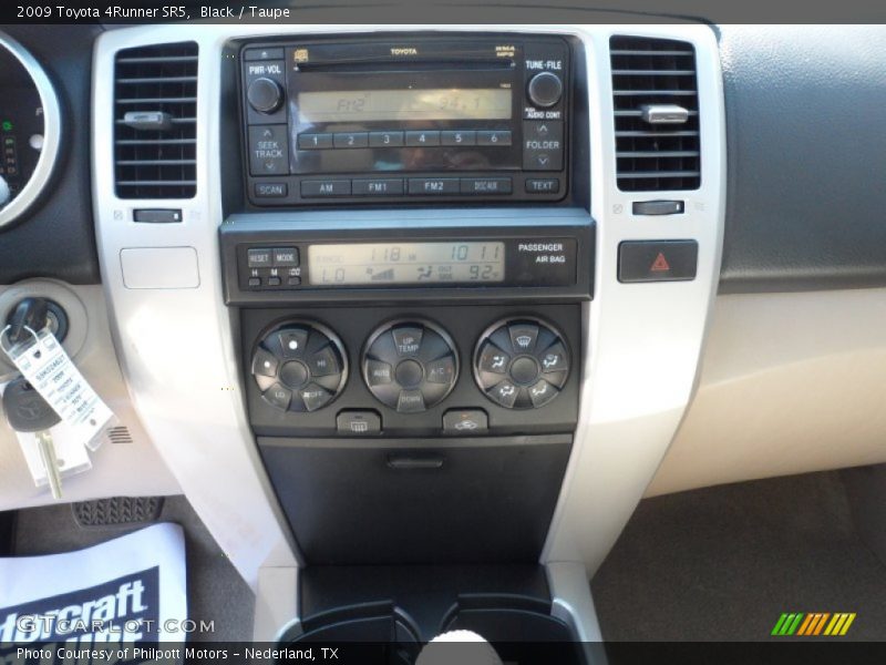Controls of 2009 4Runner SR5