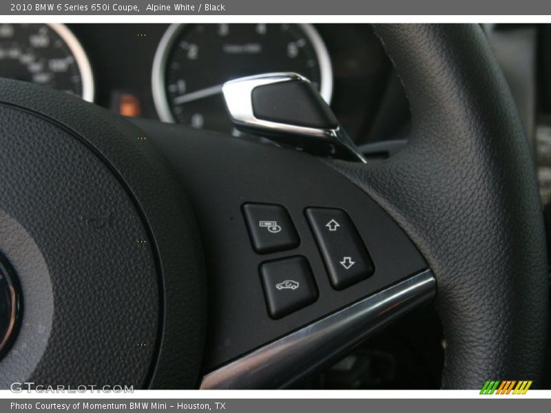Alpine White / Black 2010 BMW 6 Series 650i Coupe