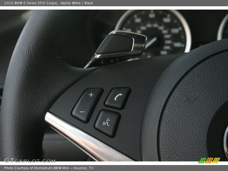 Alpine White / Black 2010 BMW 6 Series 650i Coupe