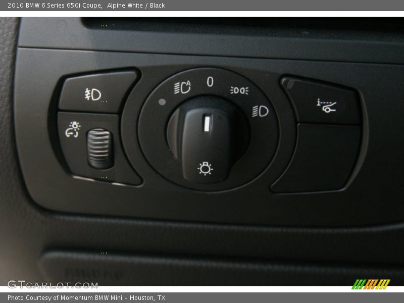 Alpine White / Black 2010 BMW 6 Series 650i Coupe