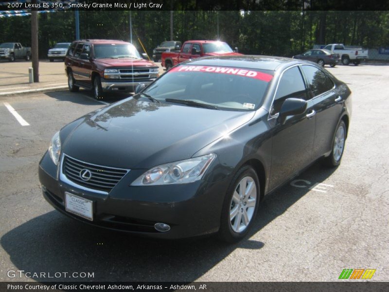 Smokey Granite Mica / Light Gray 2007 Lexus ES 350