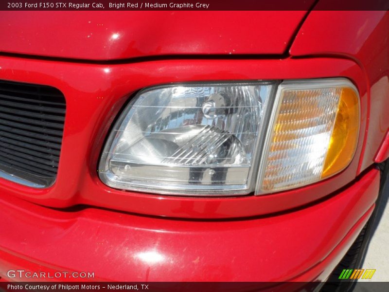 Bright Red / Medium Graphite Grey 2003 Ford F150 STX Regular Cab
