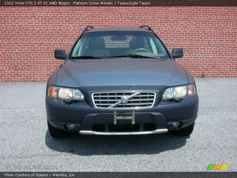 Platinum Green Metallic / Taupe/Light Taupe 2002 Volvo V70 2.4T XC AWD Wagon