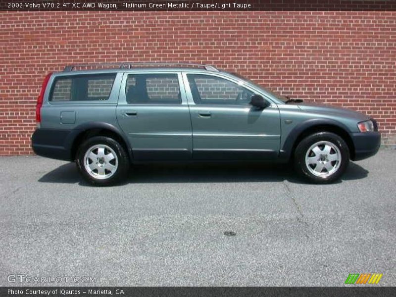 Platinum Green Metallic / Taupe/Light Taupe 2002 Volvo V70 2.4T XC AWD Wagon