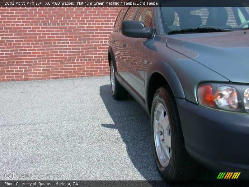 Platinum Green Metallic / Taupe/Light Taupe 2002 Volvo V70 2.4T XC AWD Wagon