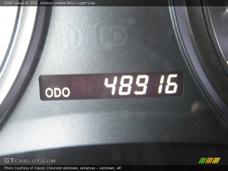 Smokey Granite Mica / Light Gray 2007 Lexus ES 350