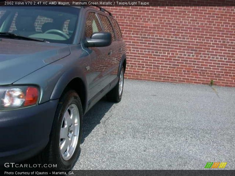 Platinum Green Metallic / Taupe/Light Taupe 2002 Volvo V70 2.4T XC AWD Wagon