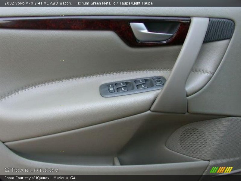 Platinum Green Metallic / Taupe/Light Taupe 2002 Volvo V70 2.4T XC AWD Wagon