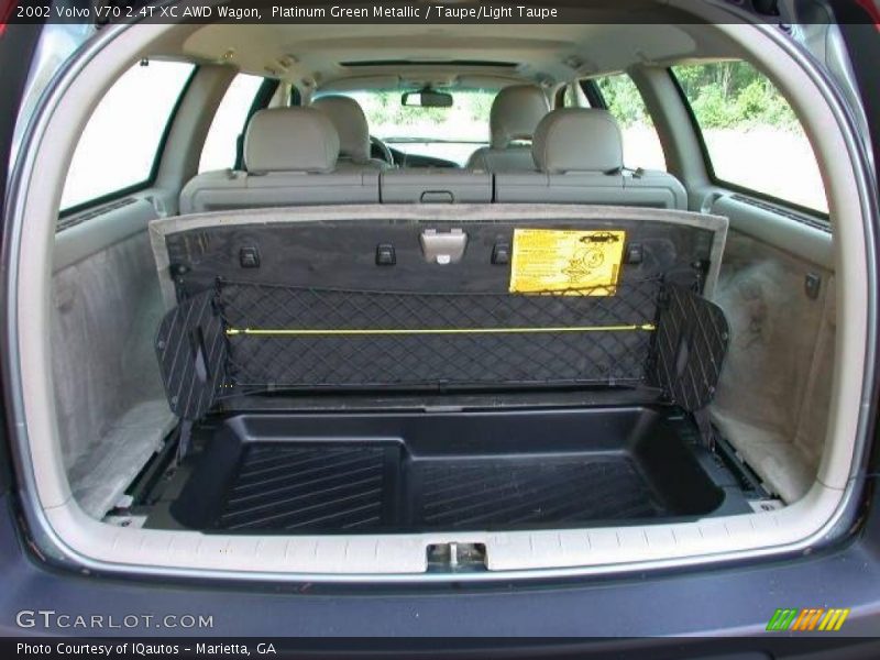 Platinum Green Metallic / Taupe/Light Taupe 2002 Volvo V70 2.4T XC AWD Wagon