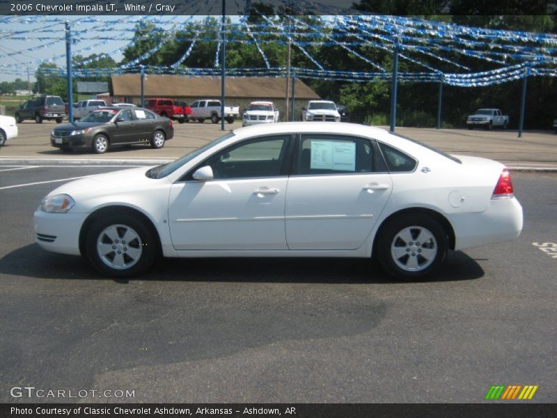 White / Gray 2006 Chevrolet Impala LT
