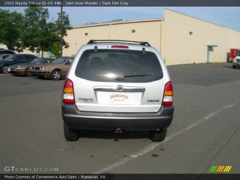 Satin Silver Metallic / Dark Flint Gray 2003 Mazda Tribute ES-V6 4WD