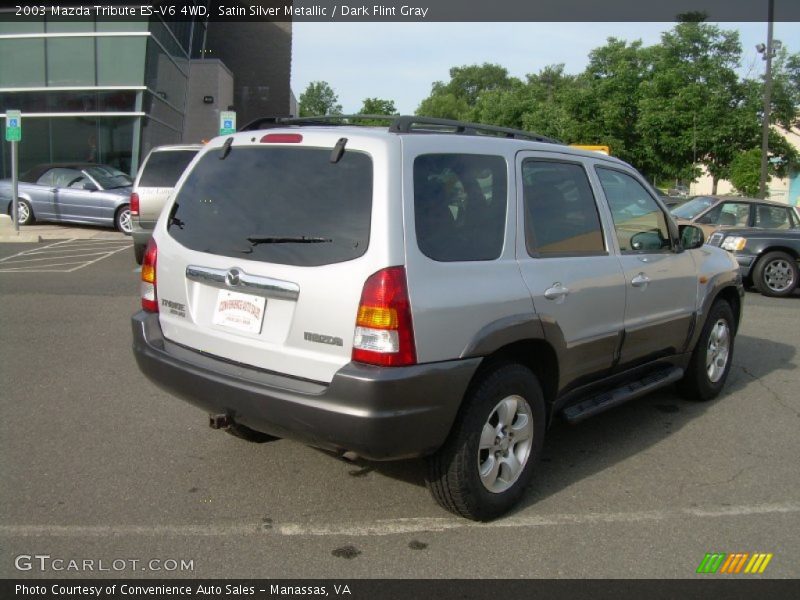 Satin Silver Metallic / Dark Flint Gray 2003 Mazda Tribute ES-V6 4WD