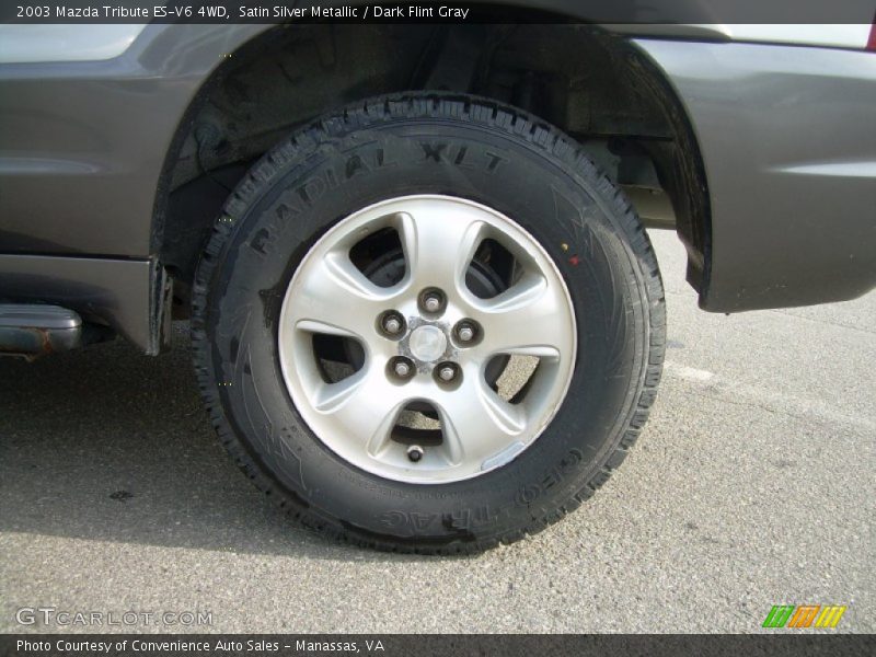Satin Silver Metallic / Dark Flint Gray 2003 Mazda Tribute ES-V6 4WD