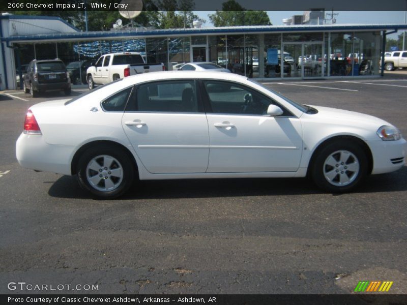 White / Gray 2006 Chevrolet Impala LT