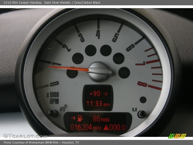 Dark Silver Metallic / Grey/Carbon Black 2010 Mini Cooper Hardtop