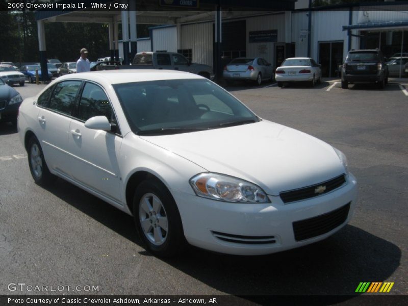 White / Gray 2006 Chevrolet Impala LT