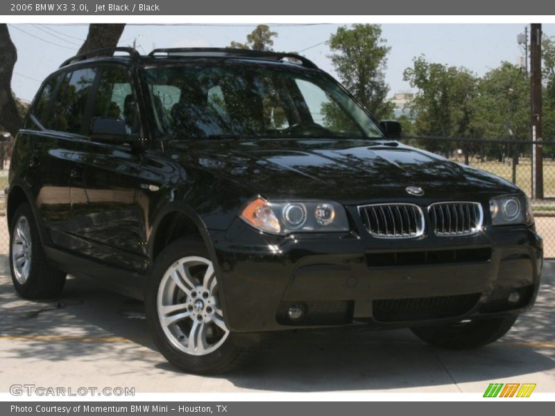 Jet Black / Black 2006 BMW X3 3.0i