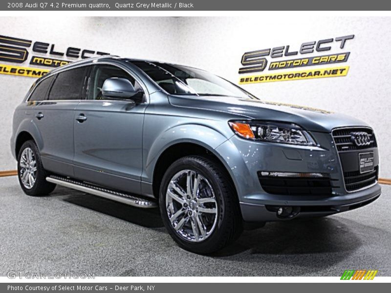 Quartz Grey Metallic / Black 2008 Audi Q7 4.2 Premium quattro