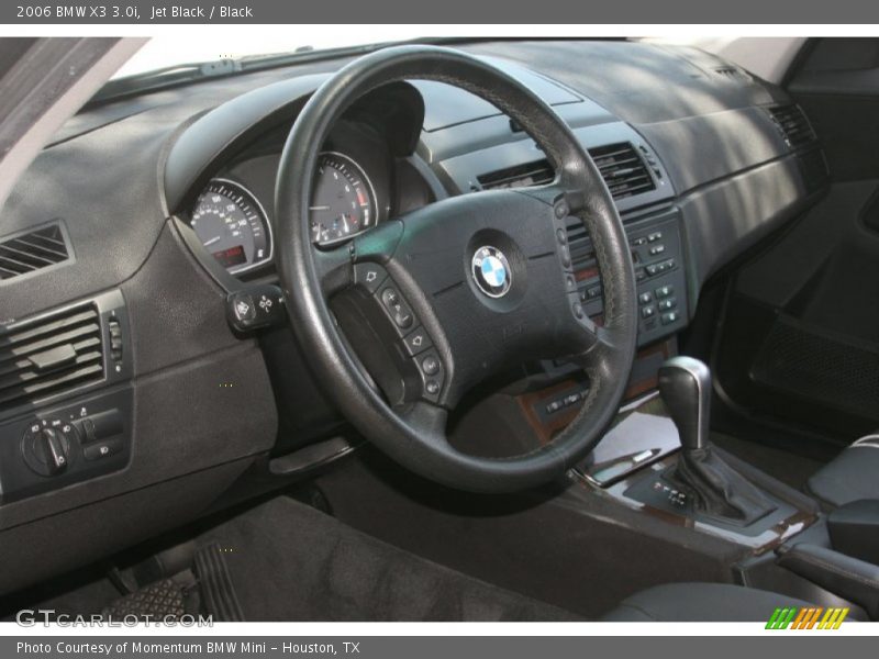 Jet Black / Black 2006 BMW X3 3.0i