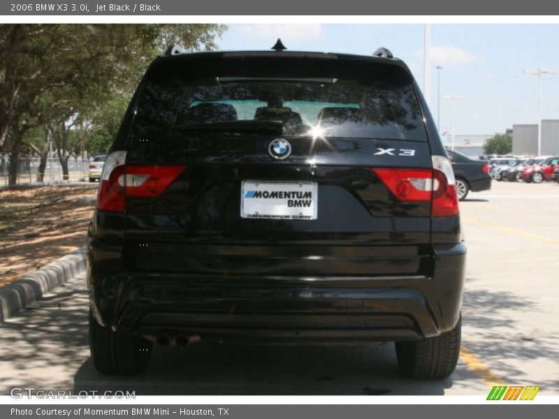 Jet Black / Black 2006 BMW X3 3.0i