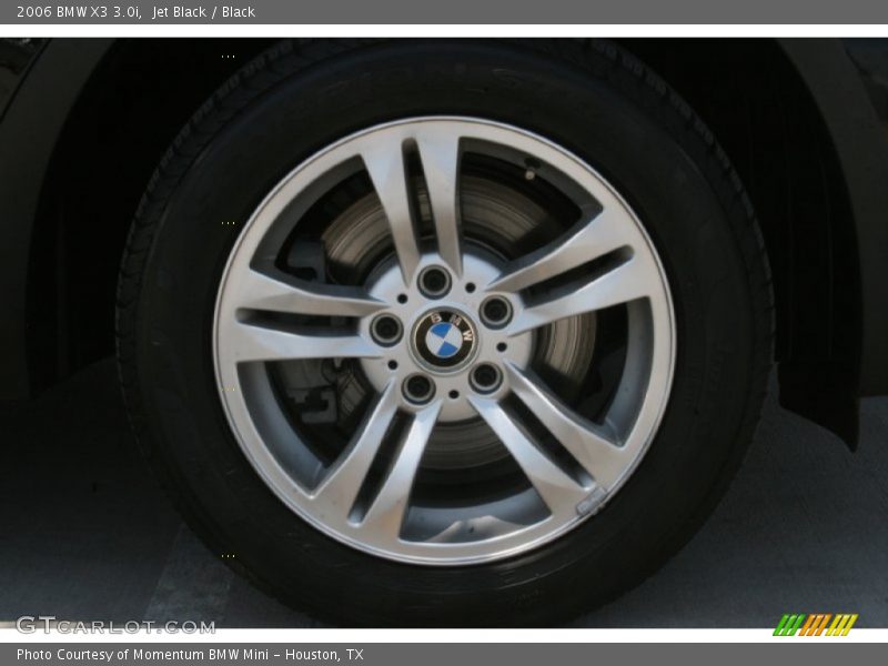 Jet Black / Black 2006 BMW X3 3.0i