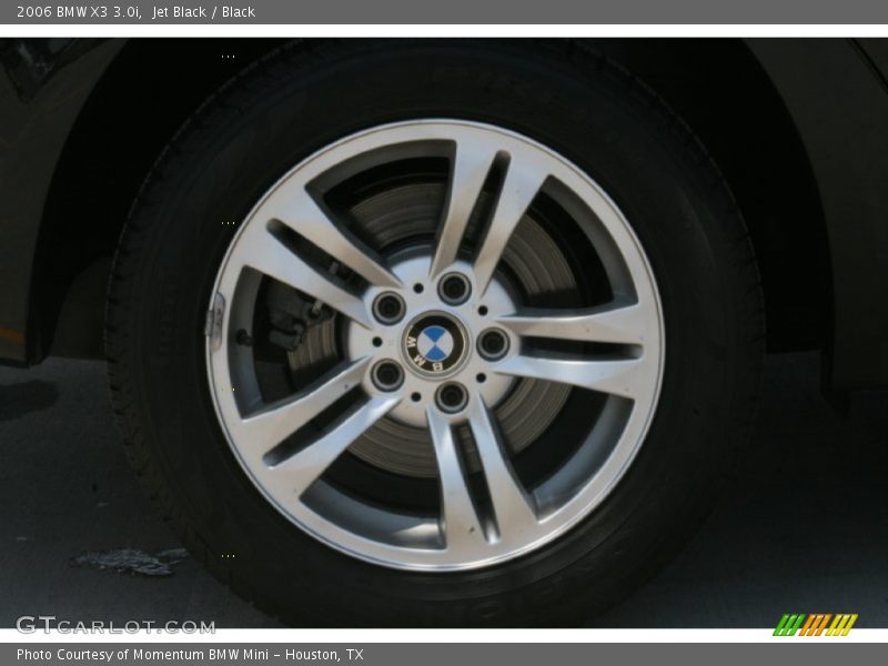 Jet Black / Black 2006 BMW X3 3.0i