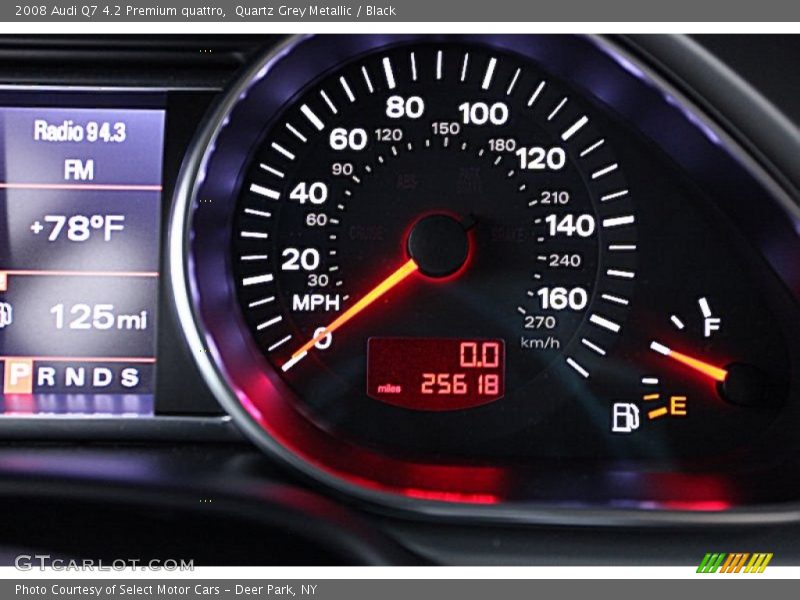 Quartz Grey Metallic / Black 2008 Audi Q7 4.2 Premium quattro