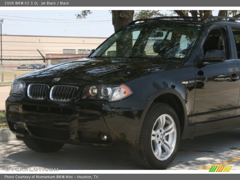 Jet Black / Black 2006 BMW X3 3.0i