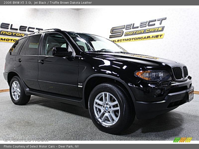 Jet Black / Truffle Brown Dakota Leather 2006 BMW X5 3.0i