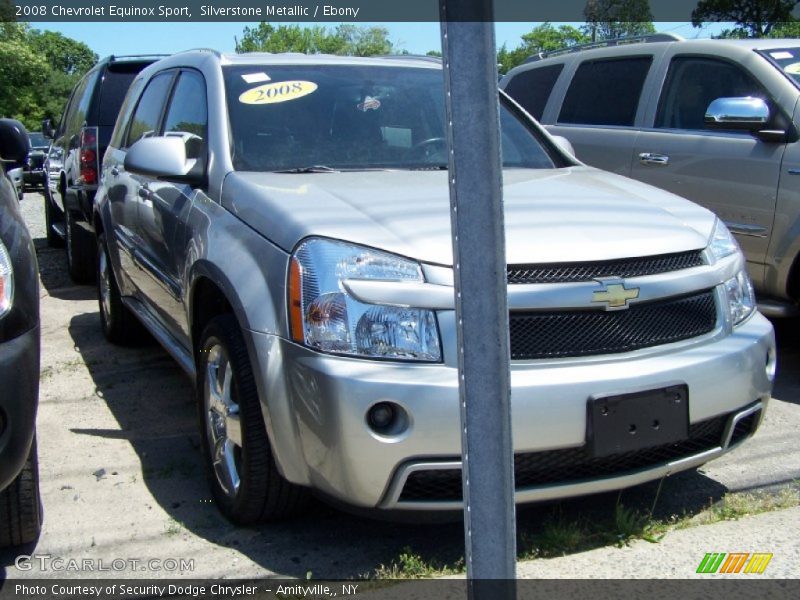 Silverstone Metallic / Ebony 2008 Chevrolet Equinox Sport
