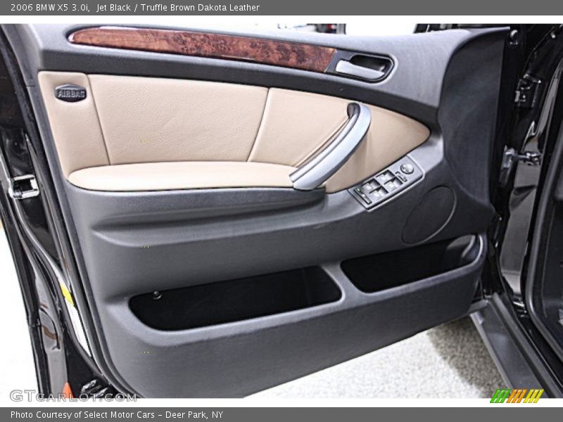 Jet Black / Truffle Brown Dakota Leather 2006 BMW X5 3.0i