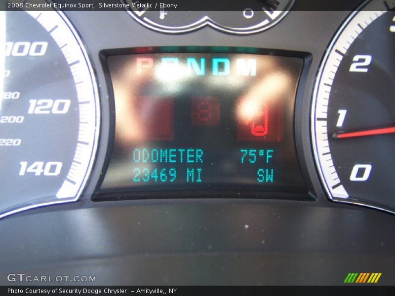 Silverstone Metallic / Ebony 2008 Chevrolet Equinox Sport