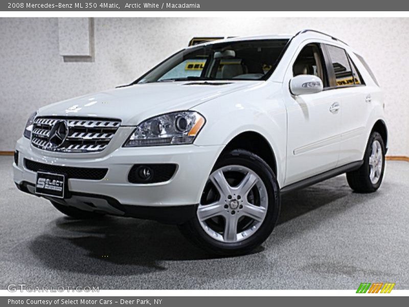 Arctic White / Macadamia 2008 Mercedes-Benz ML 350 4Matic