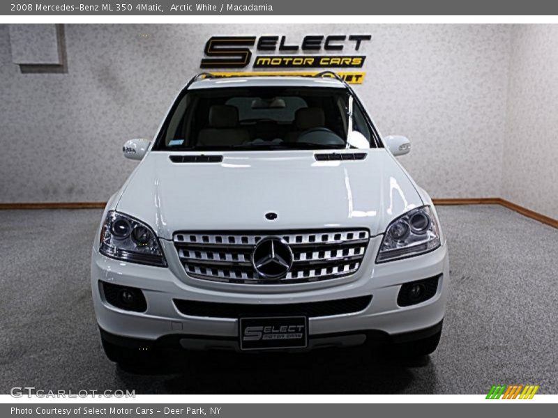 Arctic White / Macadamia 2008 Mercedes-Benz ML 350 4Matic