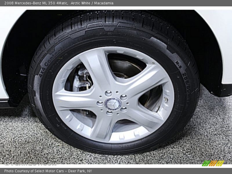 Arctic White / Macadamia 2008 Mercedes-Benz ML 350 4Matic