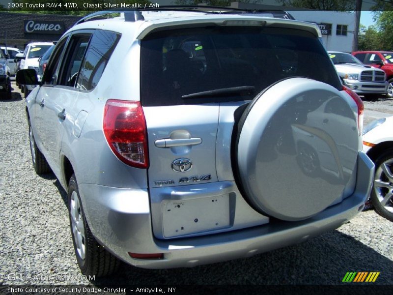 Classic Silver Metallic / Ash 2008 Toyota RAV4 4WD