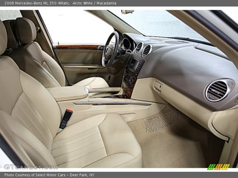 Arctic White / Macadamia 2008 Mercedes-Benz ML 350 4Matic