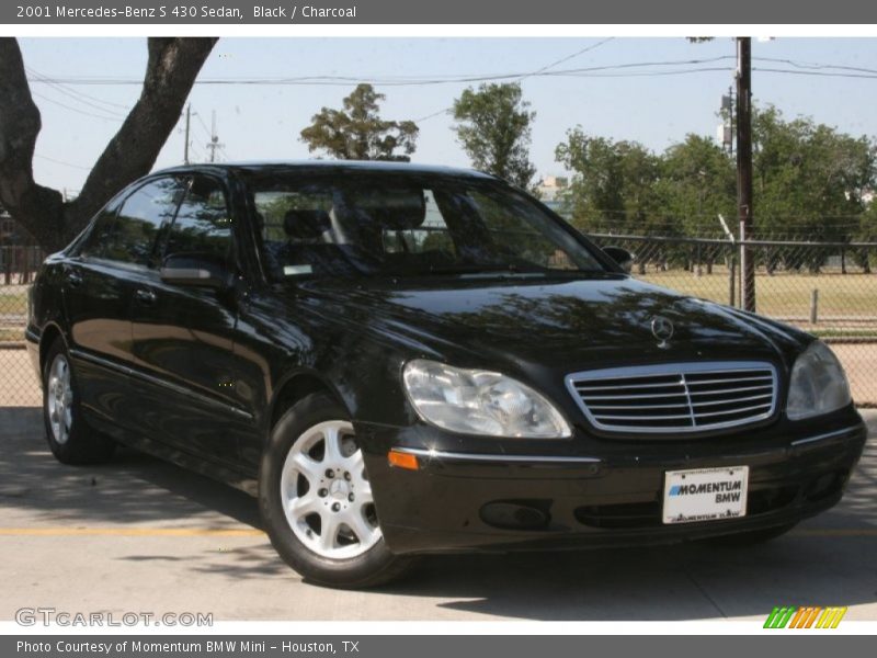 Black / Charcoal 2001 Mercedes-Benz S 430 Sedan