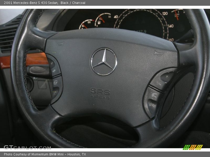 Black / Charcoal 2001 Mercedes-Benz S 430 Sedan