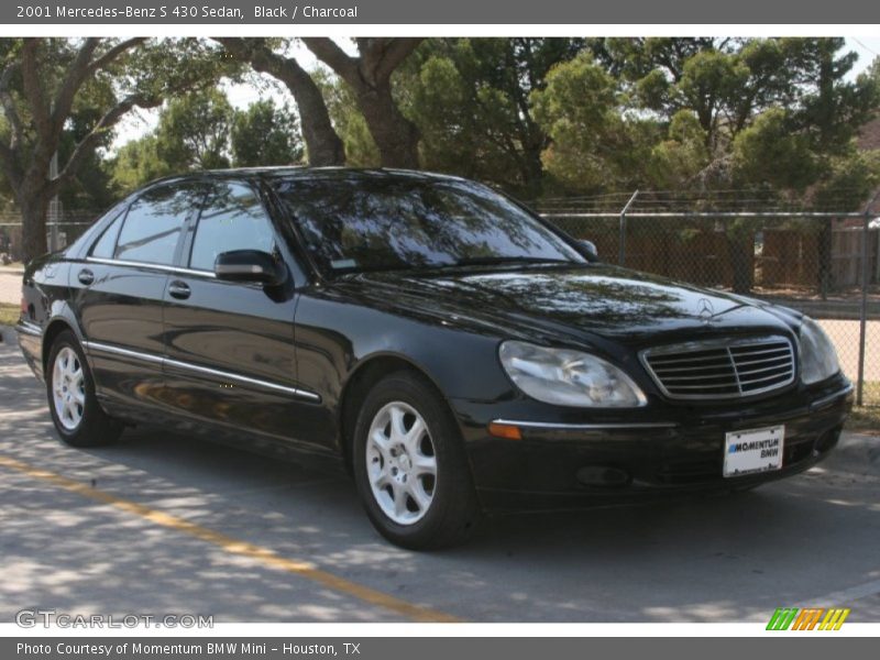 Black / Charcoal 2001 Mercedes-Benz S 430 Sedan
