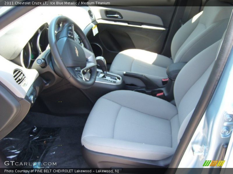 Ice Blue Metallic / Medium Titanium 2011 Chevrolet Cruze LT
