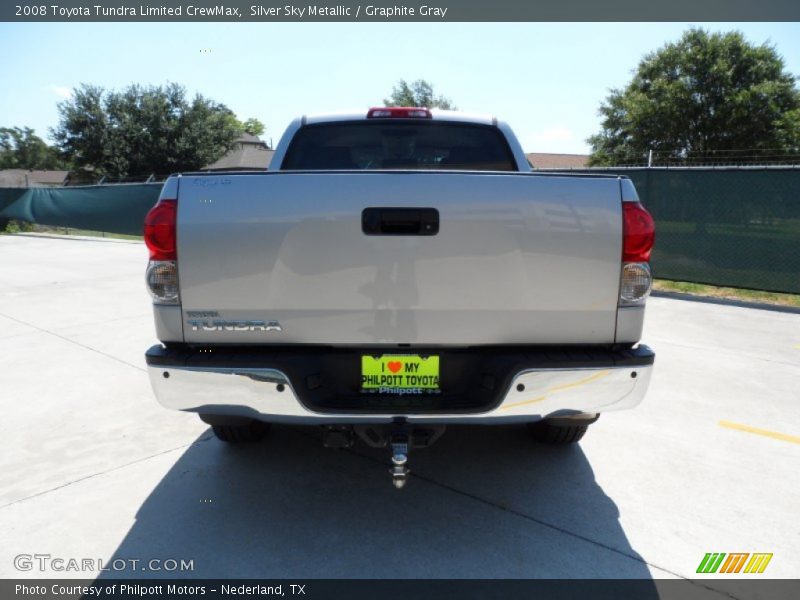 Silver Sky Metallic / Graphite Gray 2008 Toyota Tundra Limited CrewMax