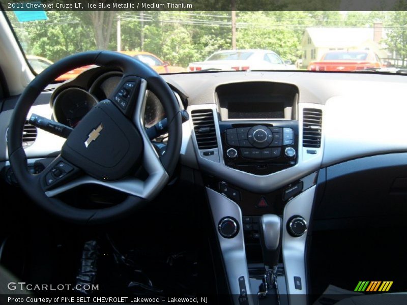 Ice Blue Metallic / Medium Titanium 2011 Chevrolet Cruze LT