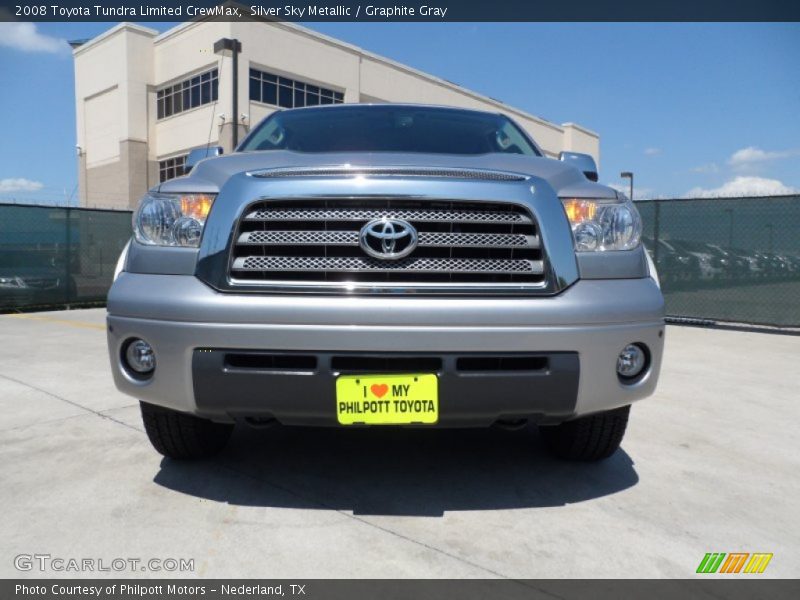 Silver Sky Metallic / Graphite Gray 2008 Toyota Tundra Limited CrewMax