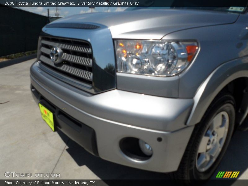 Silver Sky Metallic / Graphite Gray 2008 Toyota Tundra Limited CrewMax