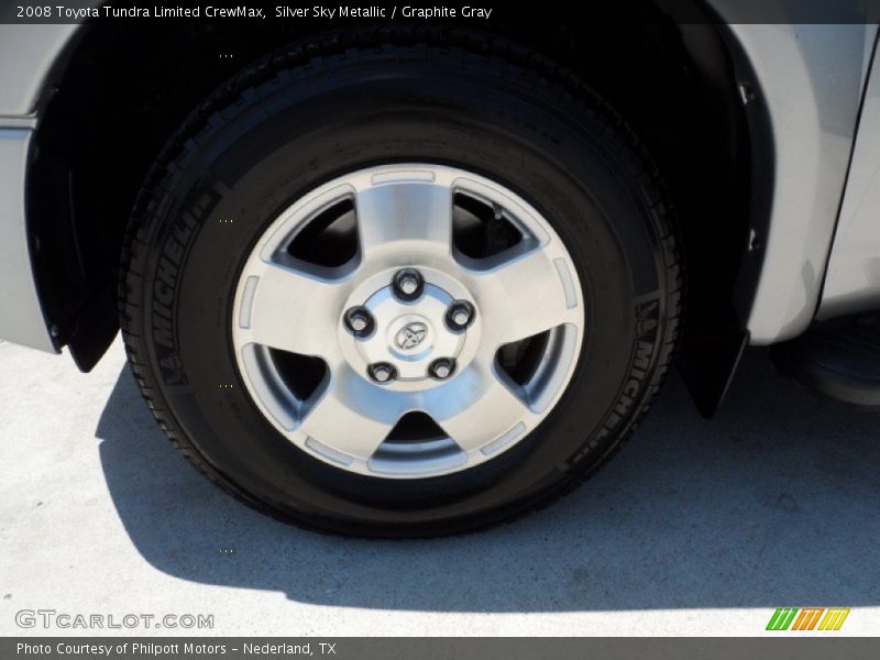 Silver Sky Metallic / Graphite Gray 2008 Toyota Tundra Limited CrewMax
