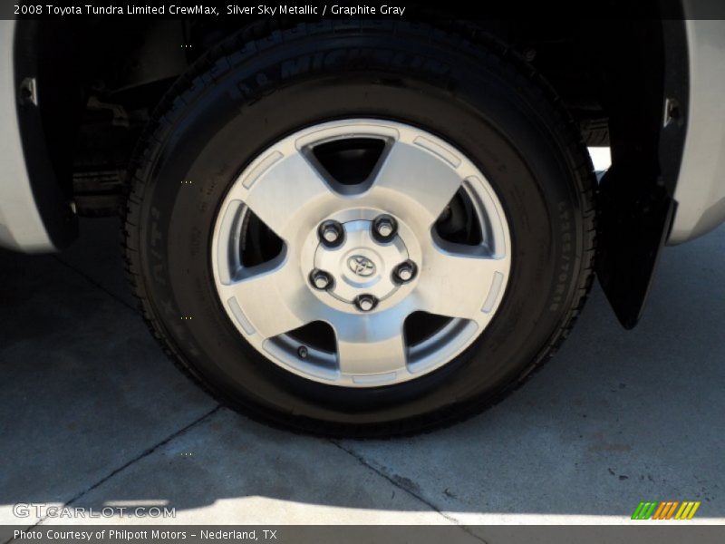 Silver Sky Metallic / Graphite Gray 2008 Toyota Tundra Limited CrewMax
