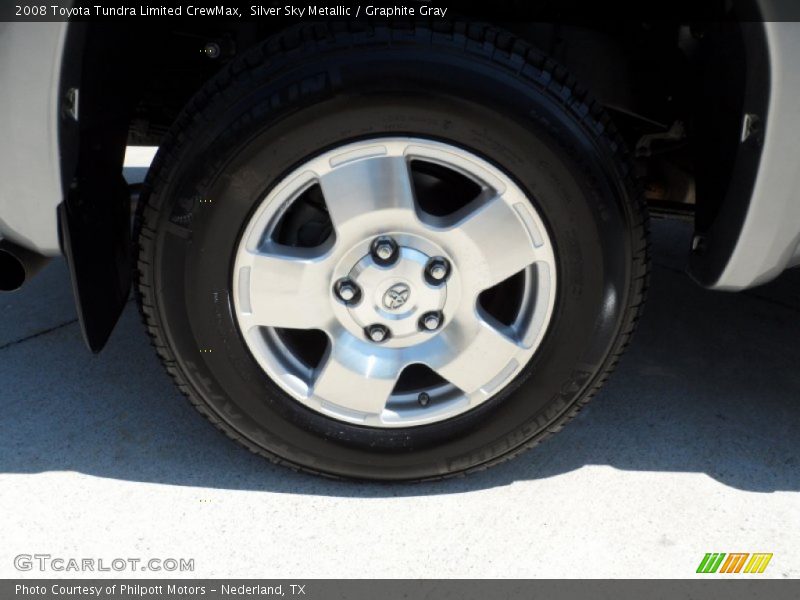 Silver Sky Metallic / Graphite Gray 2008 Toyota Tundra Limited CrewMax